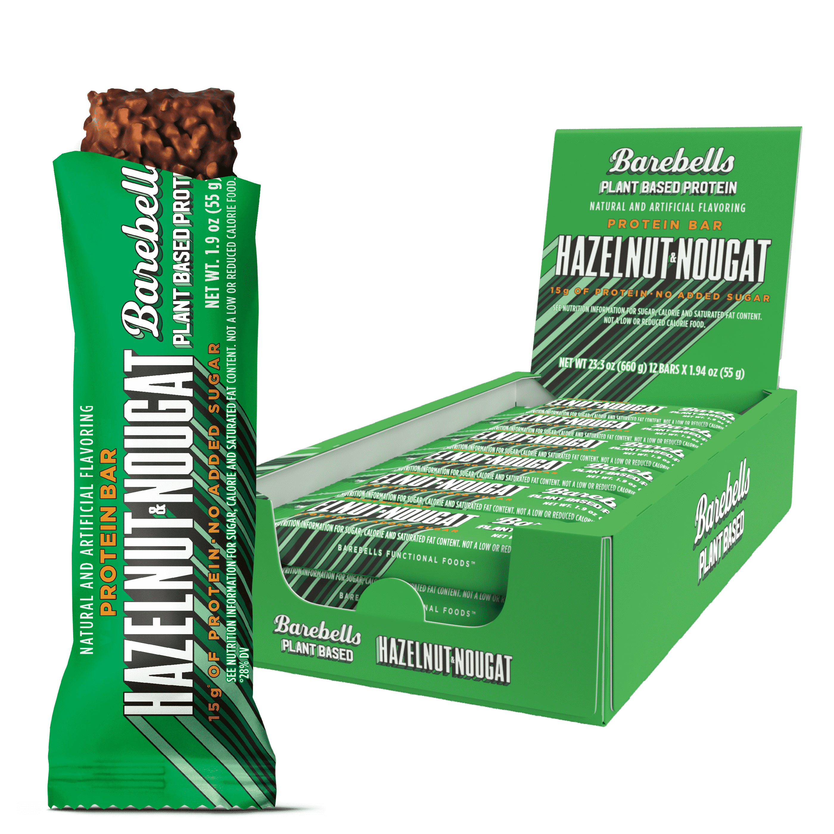 Barebells Plant Based Hazelnut Nougat 12-pack