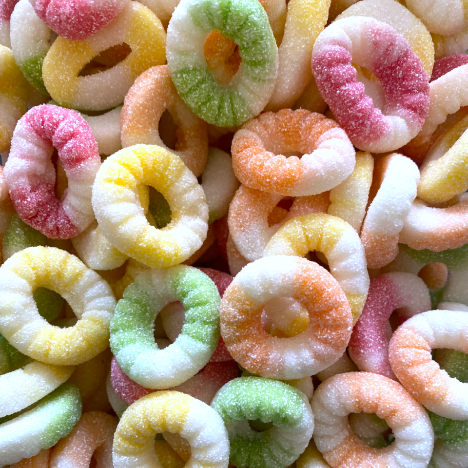 Arlequin Fizz (Tropical Fizz Rings)